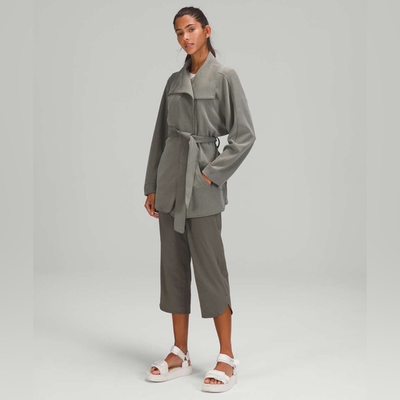 lululemon athletica Sweaters - Lululemon✨UNWORN✨Softstreme Belted Wrap✨Grey Sage🦄RARE🦄 size XL/XXL